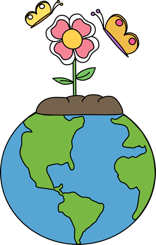 Earth day clipart.