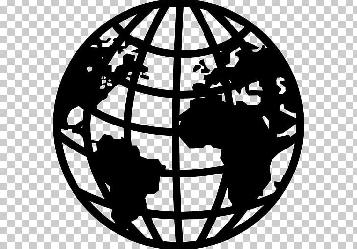 Earth Symbol World Globe PNG, Clipart, Black And White