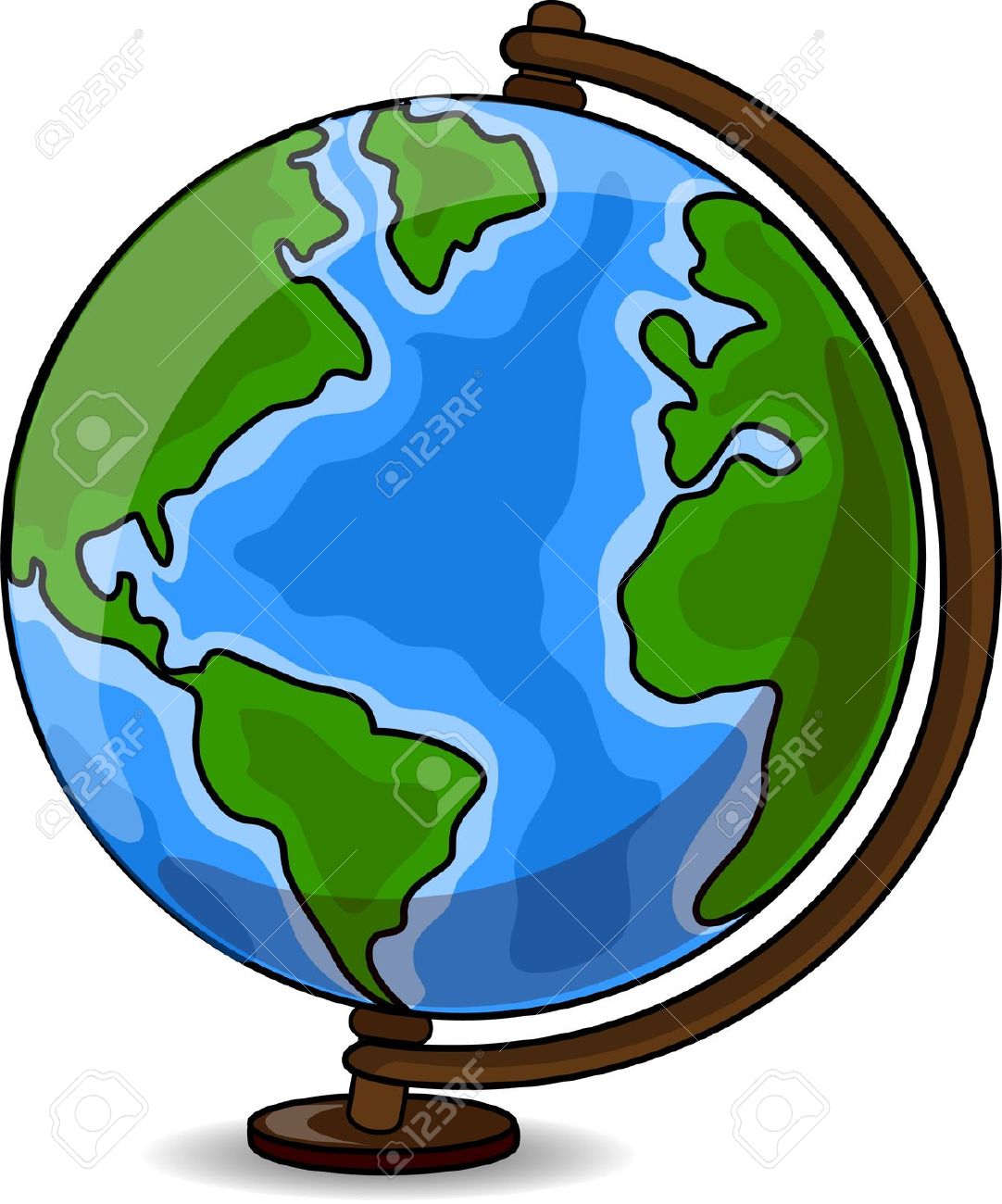 Cute geography clipart.