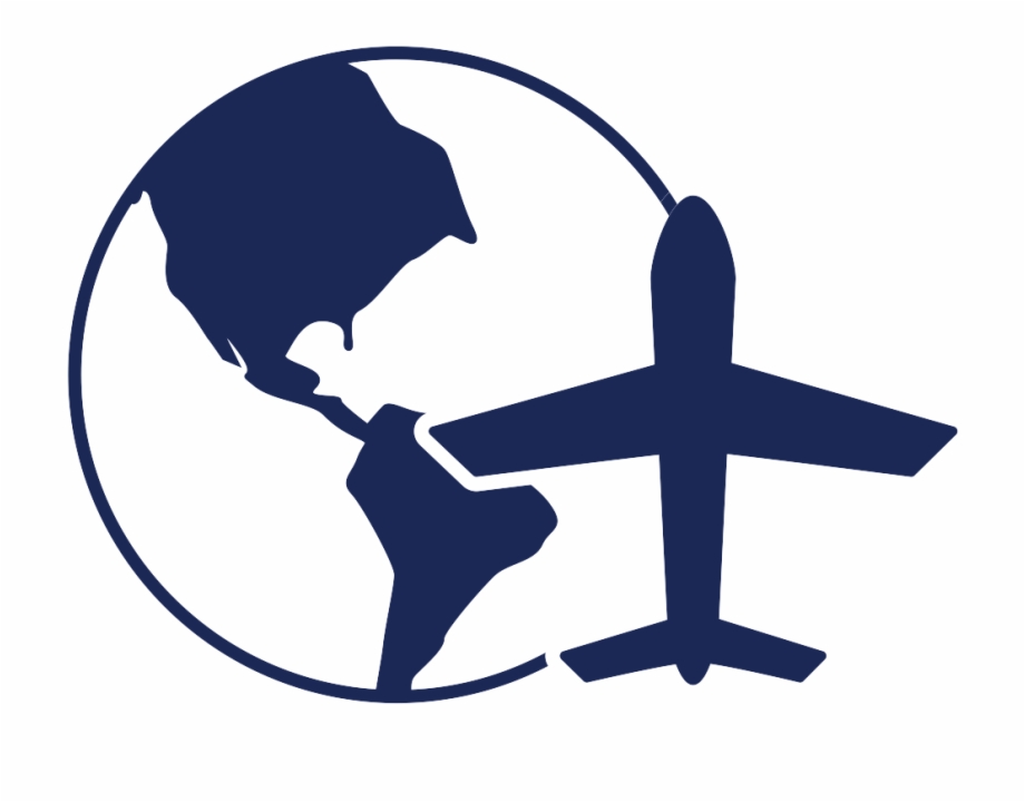 Plane And Globe Free PNG Images