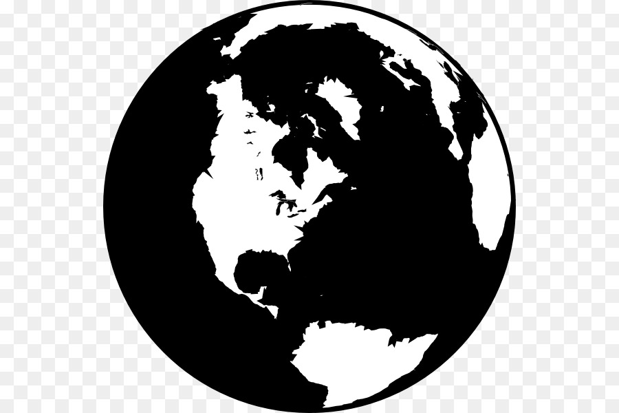Free globe silhouette.