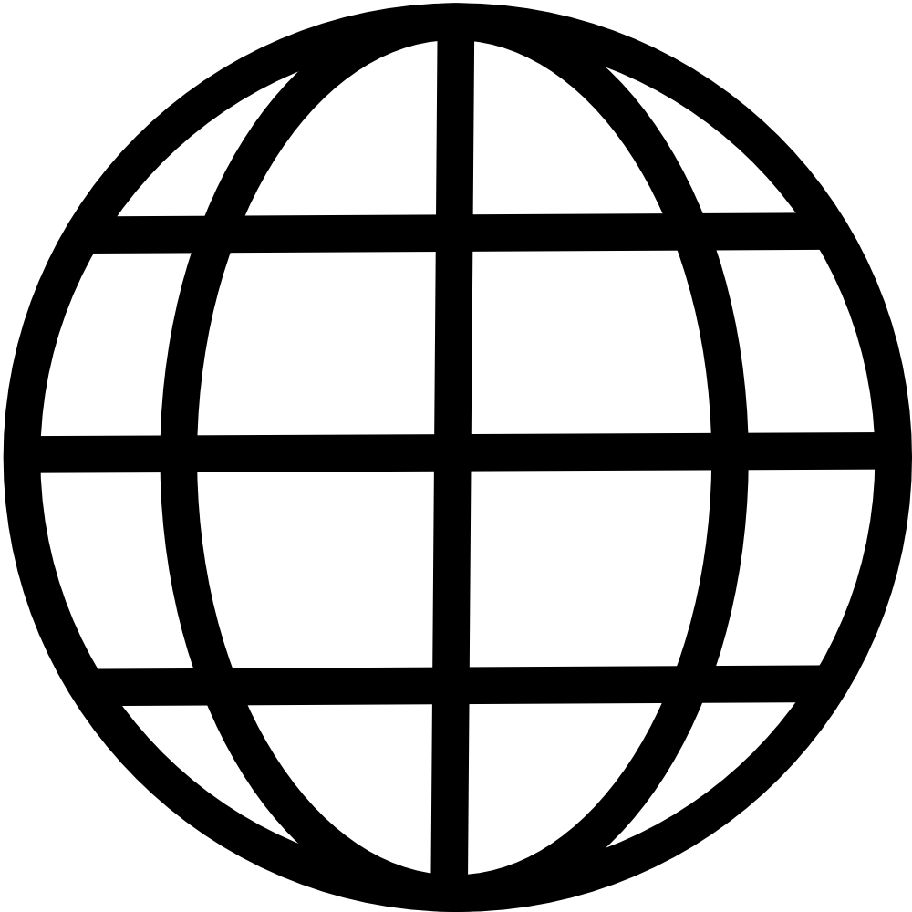 Globe black and white globe clipart vector black and white