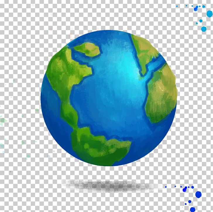 Earth Creative Watercolor Drawing PNG, Clipart, Computer