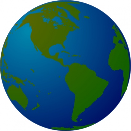 globe clipart world map