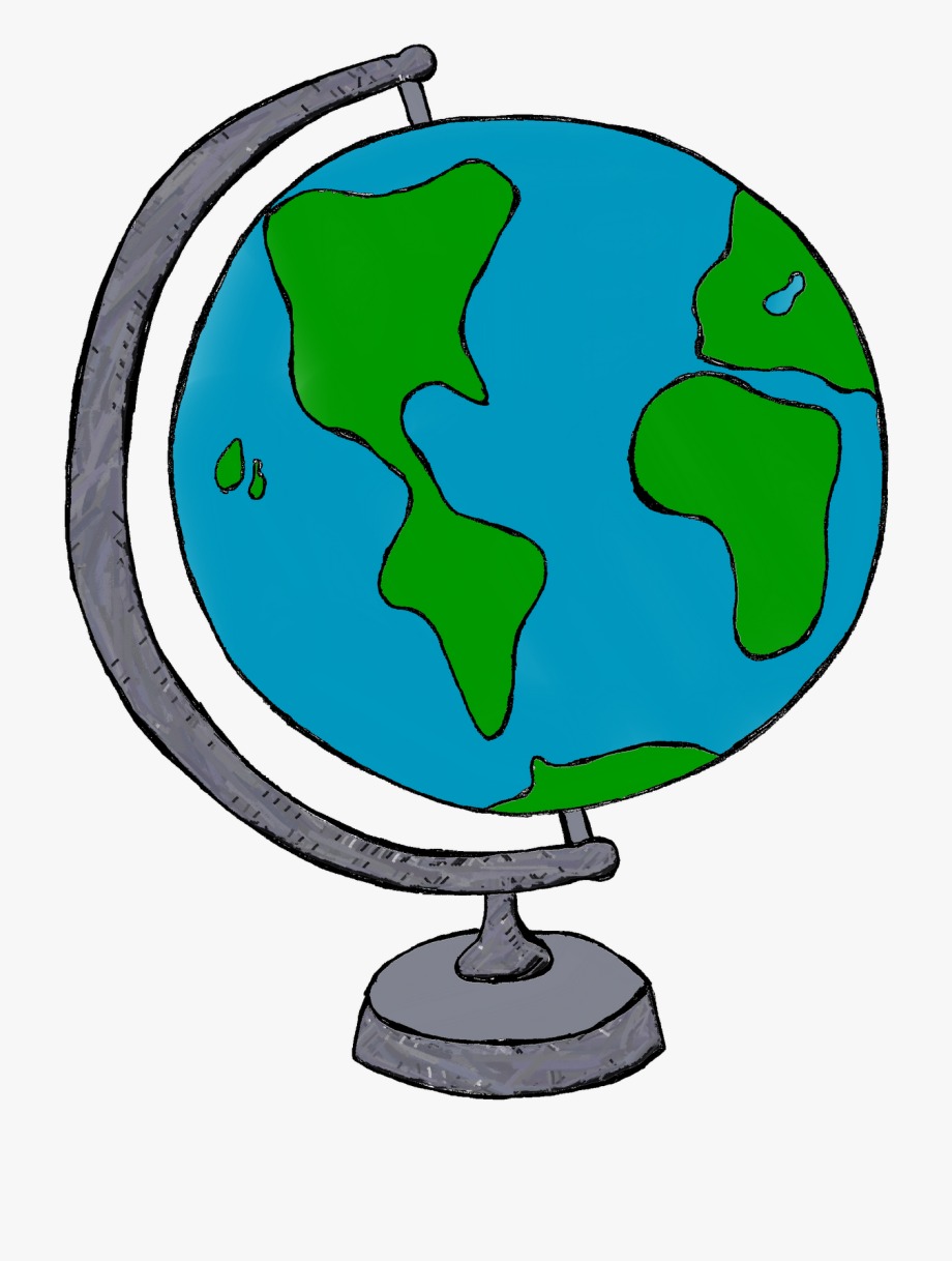 Globe Earth Clipart Black And White Free Clipart Images