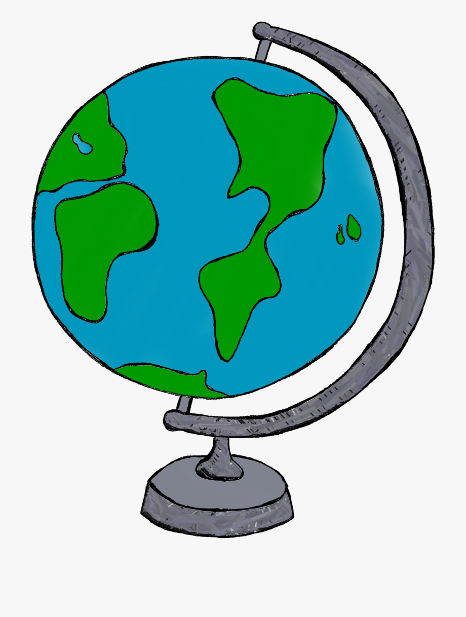 Clipart Of World, Globe And Network