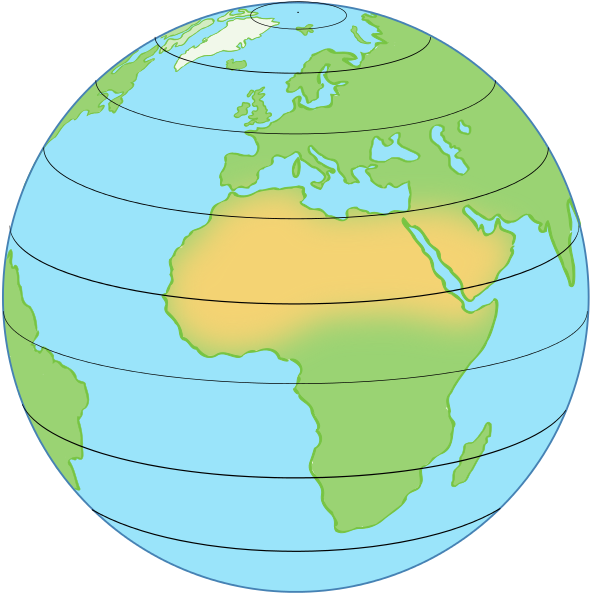 Globe clipart equator.