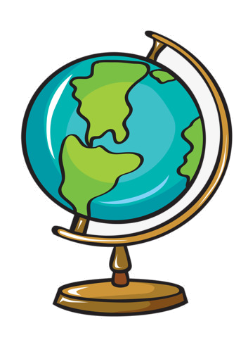 globeclipart physical geography