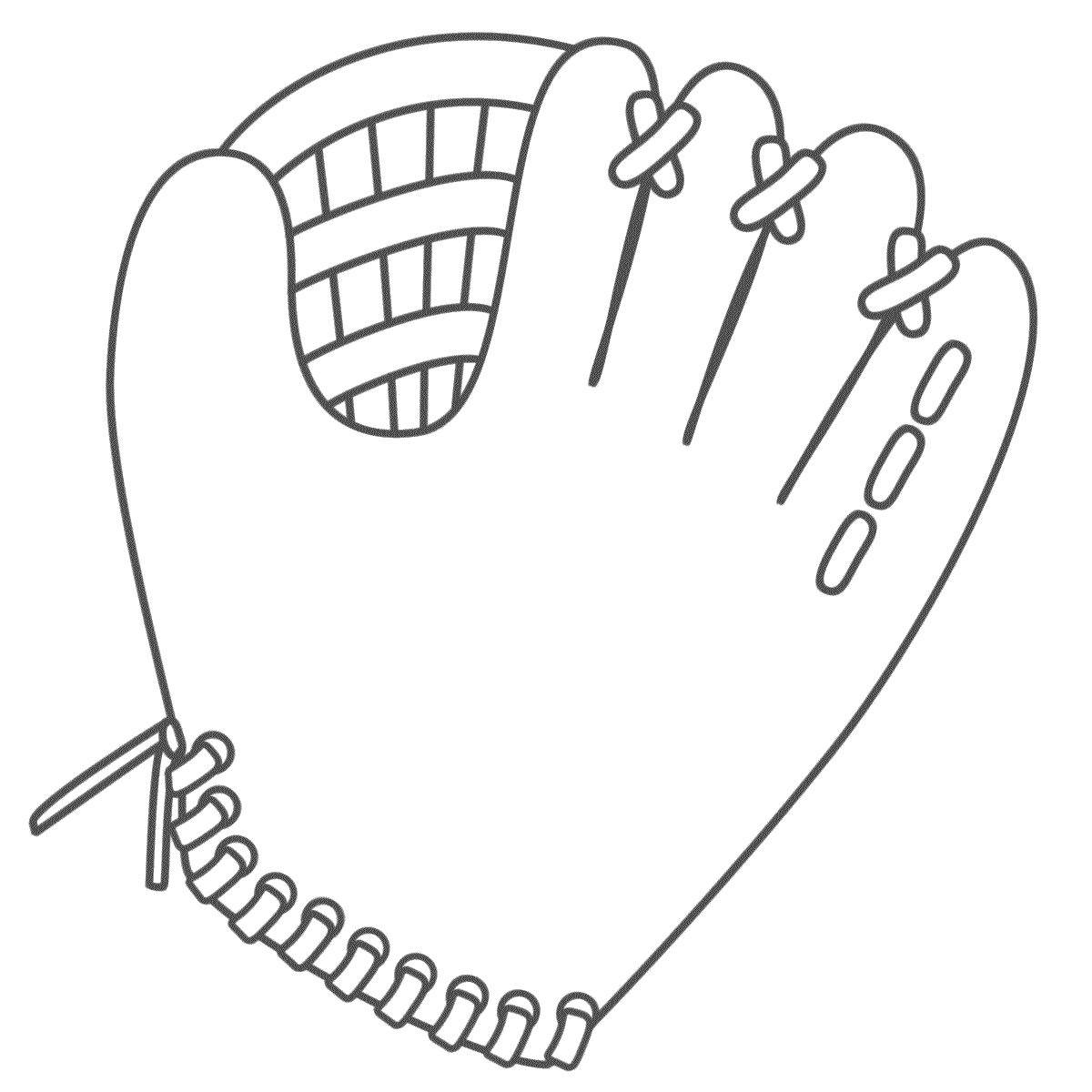Baseball glove glove printable clipart kid