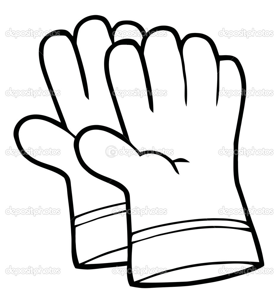 Hand Safety Gloves Clip Art N
