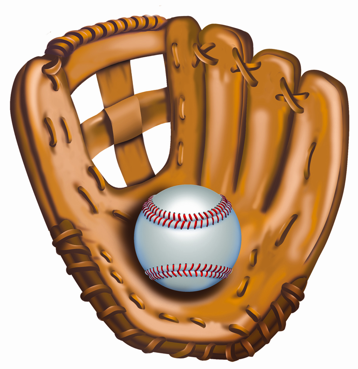 Pix For Softball Ball And Glove Clipart
