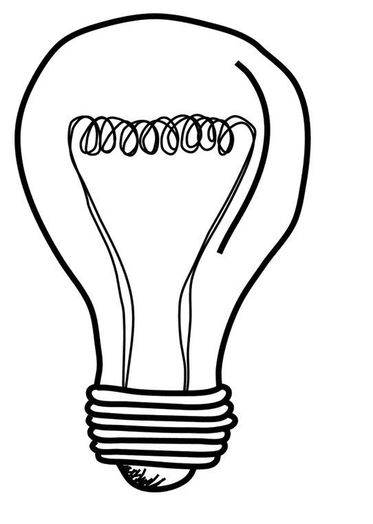 Lightbulb drawing