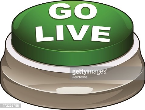 Go Live Start Button Clipart Image