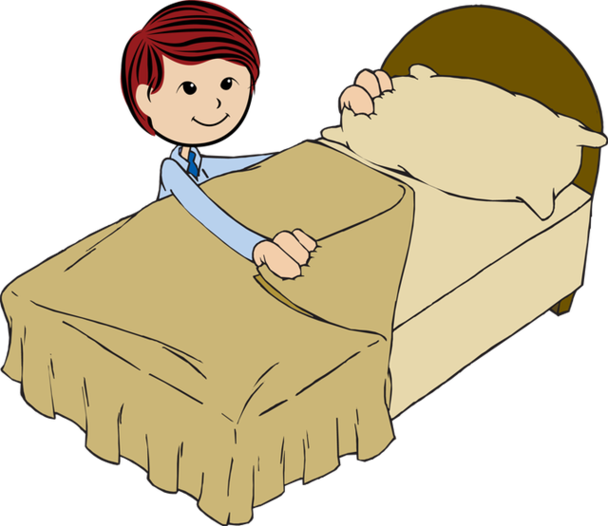 go to bed clipart cartoon