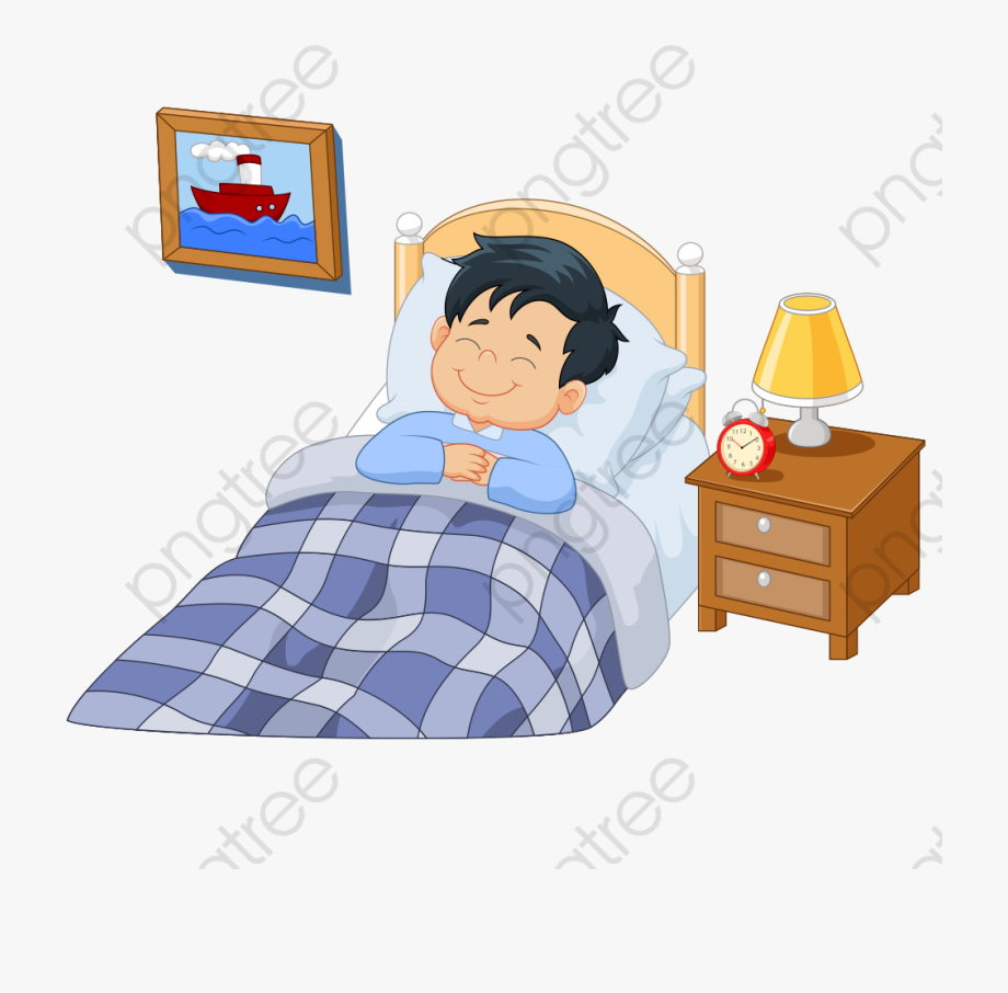 go to bed clipart cartoon