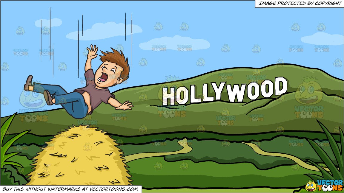 Hit The Hay and Hollywood Sign During The Day Background