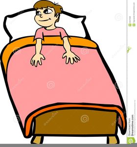 Boy Going To Bed Clipart