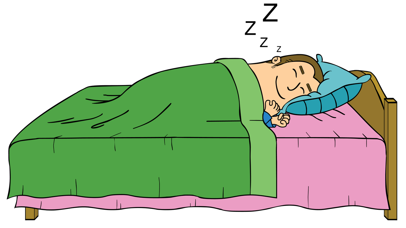 go to bed clipart work