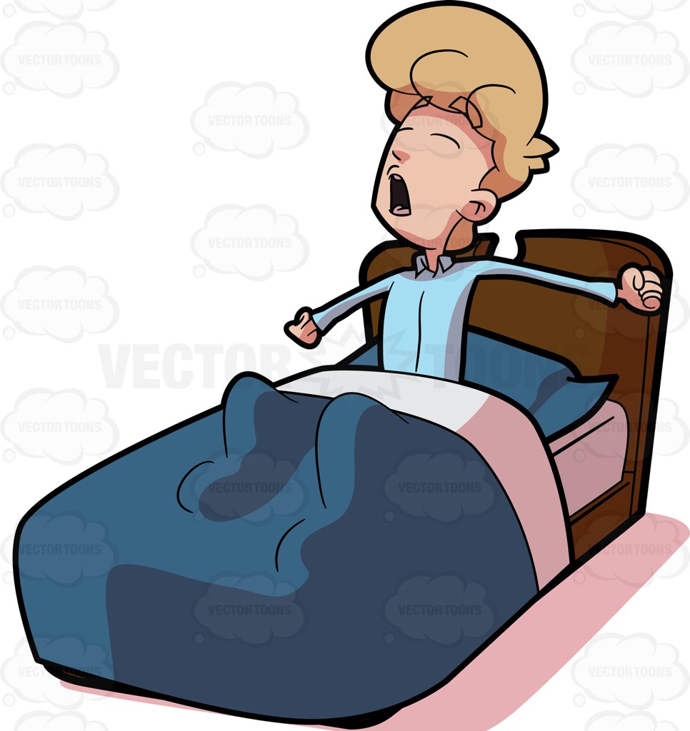 go to bed clipart work