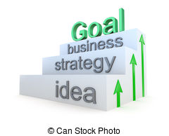 Business goal Stock Illustration Images