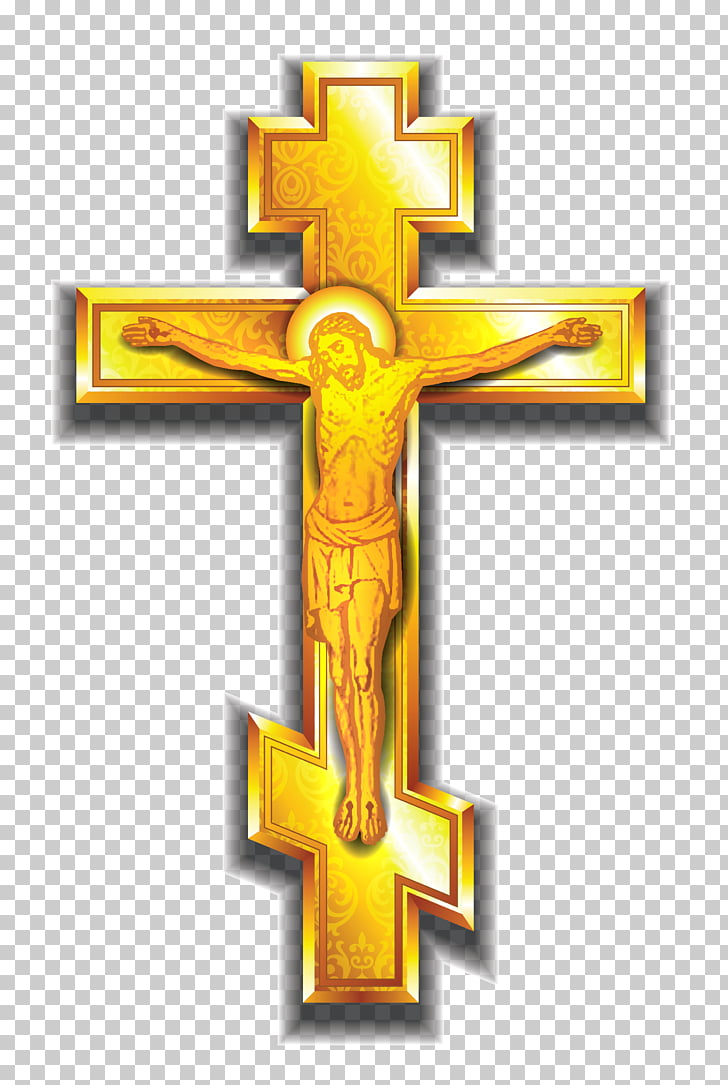 Cross Crucifix , Gold Cross , gold crucifix PNG clipart