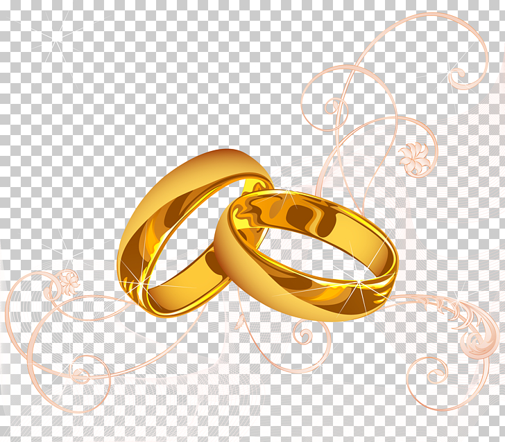 Wedding invitation Wedding ring Marriage, Gold ring and line