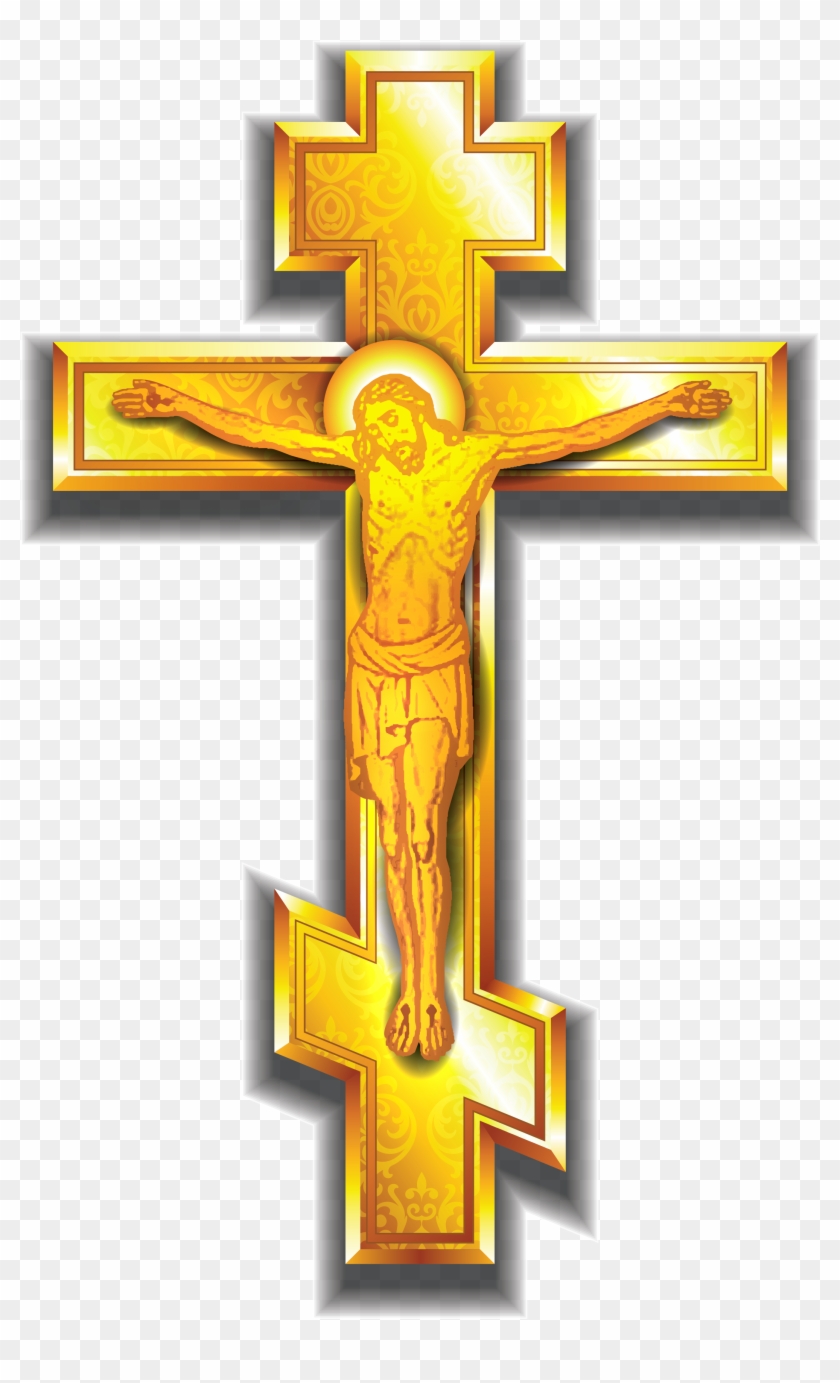 Gold Cross Png Clipart Picture