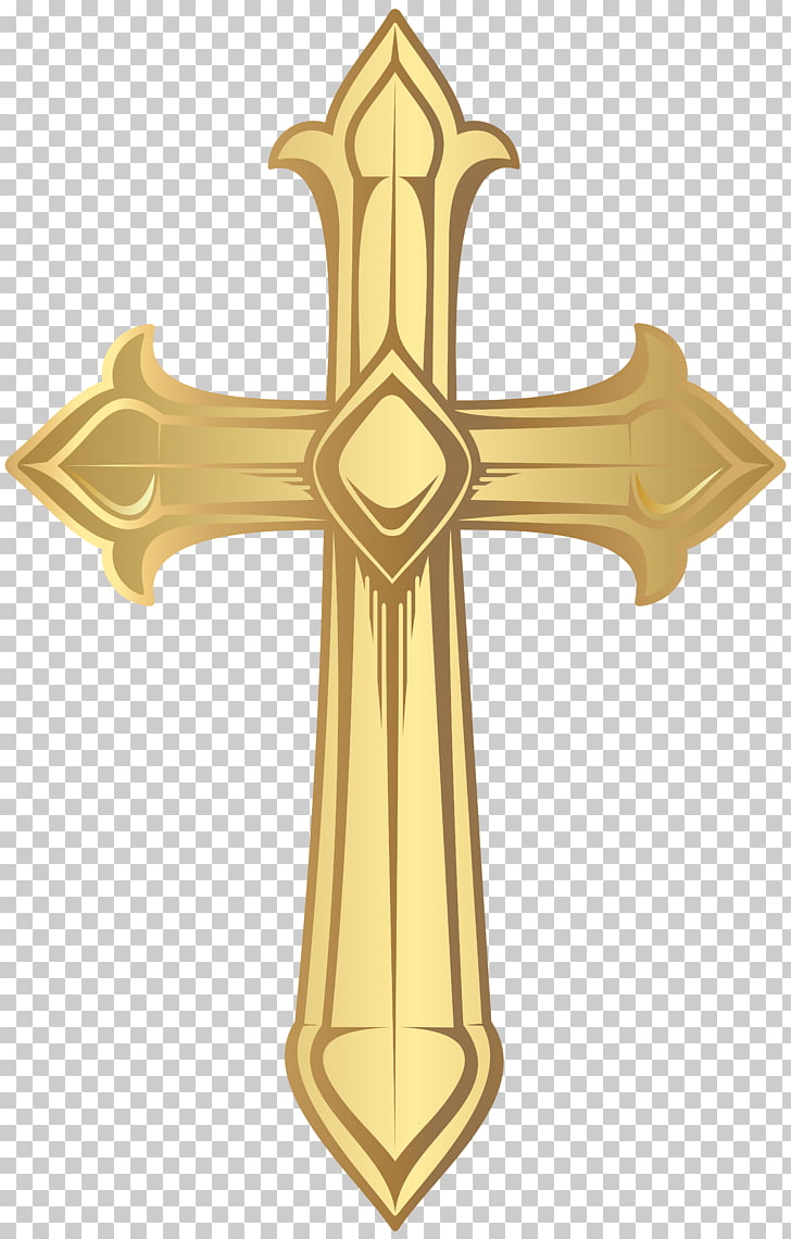 Cross , Cross Transparent , gold cross illustration PNG