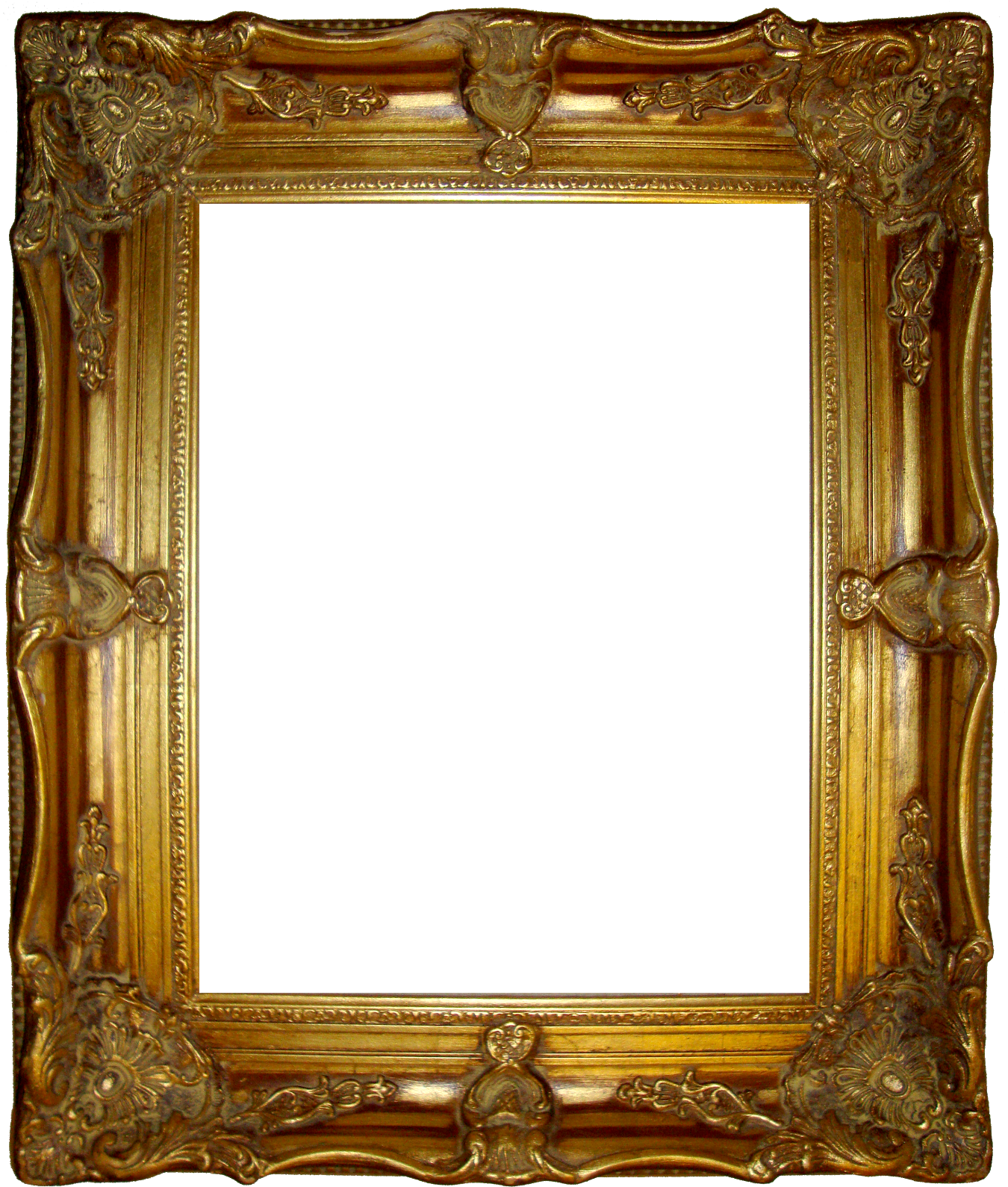 gold frame clipart antique