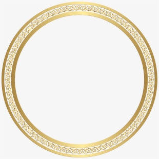 Gold Circle Frame , Transparent Cartoon, Free Cliparts