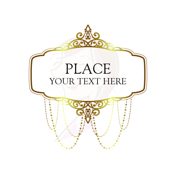 gold frame clipart classic