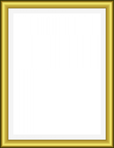 gold frame clipart rectangle