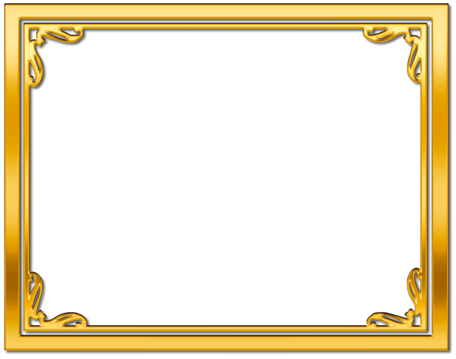 Gold Picture Frames clipart