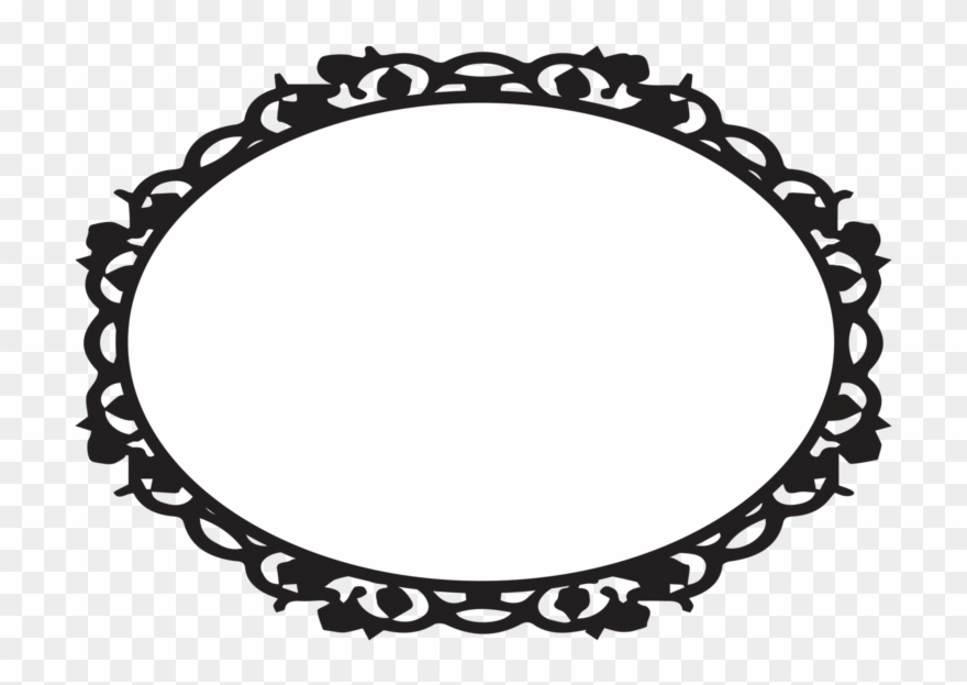 Oval victorian frames.