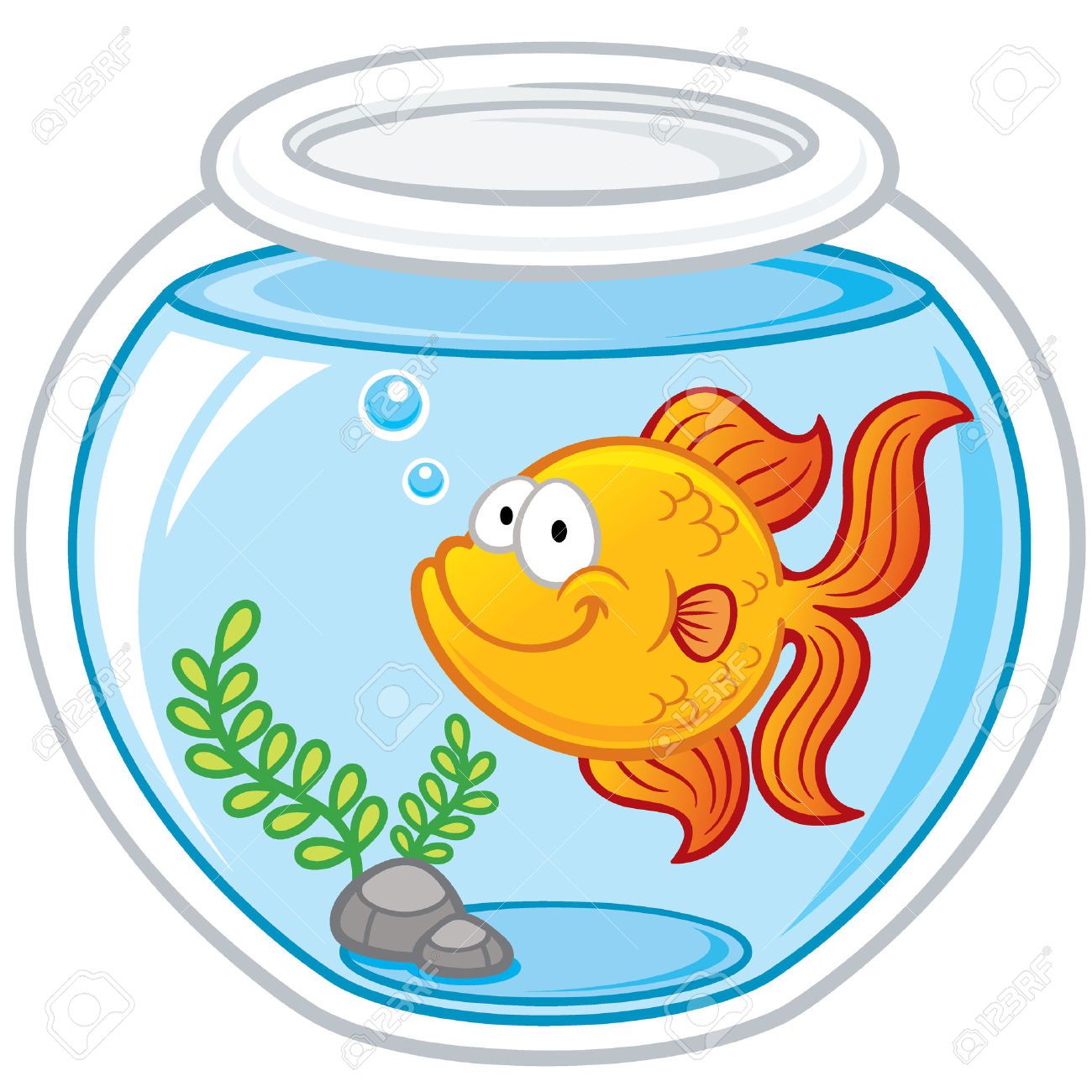 Fish bowl clipart fish tank clipart goldfish bowl