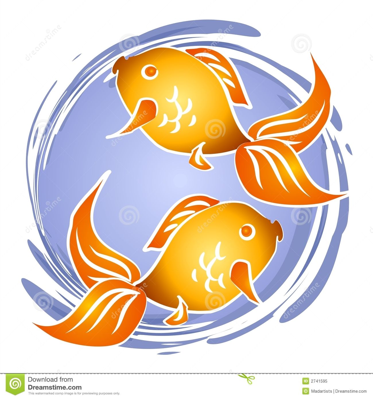 Goldfish Fish Bowl Clip Art Royalty Free Stock Photo