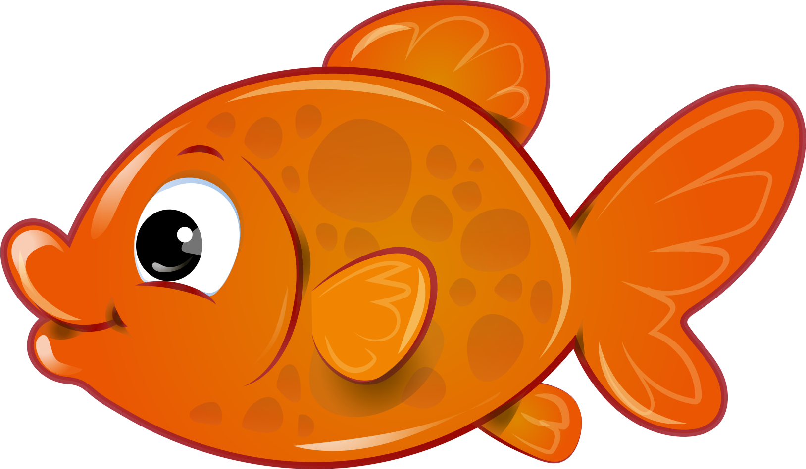 goldfish clipart clear background