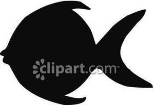 goldfish clipart silhouette