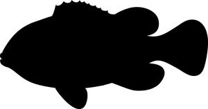 Goldfish clipart silhouette, Goldfish silhouette Transparent