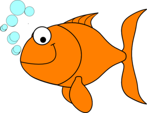 Free cartoon goldfish.