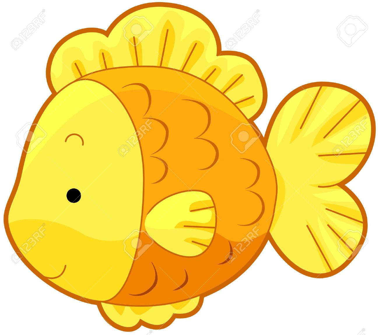 Free Goldfish Clipart yellow, Download Free Clip Art on