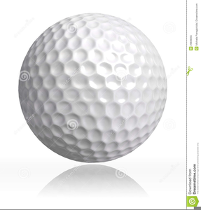 Funny golf ball.