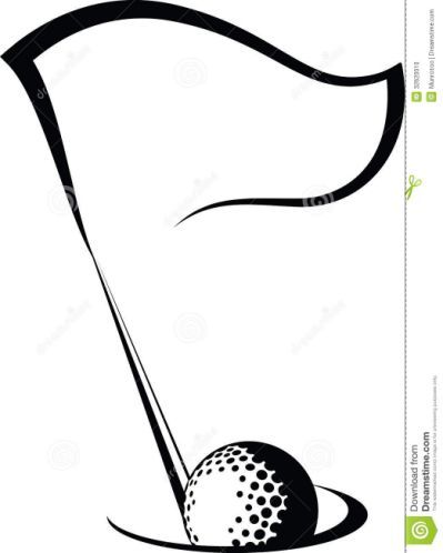 Golf Clipart Black And White Ar