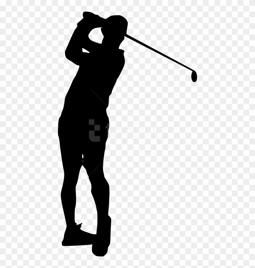 Free Png Golfer Silhouette Png Images Transparent