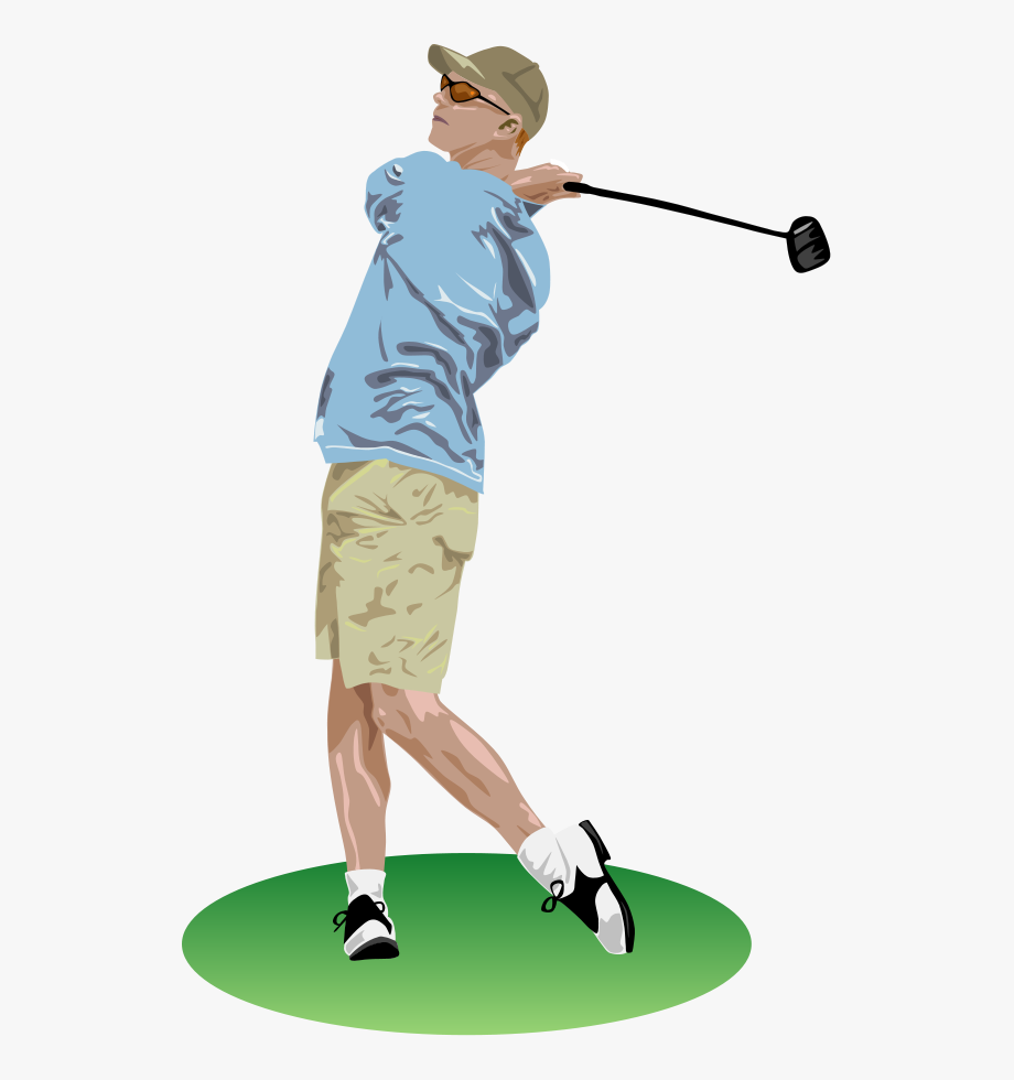 Golf drive clipart.