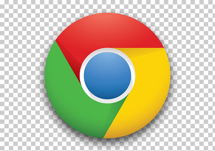 Computer ball symbol yellow, Google Chrome, Google Chrome