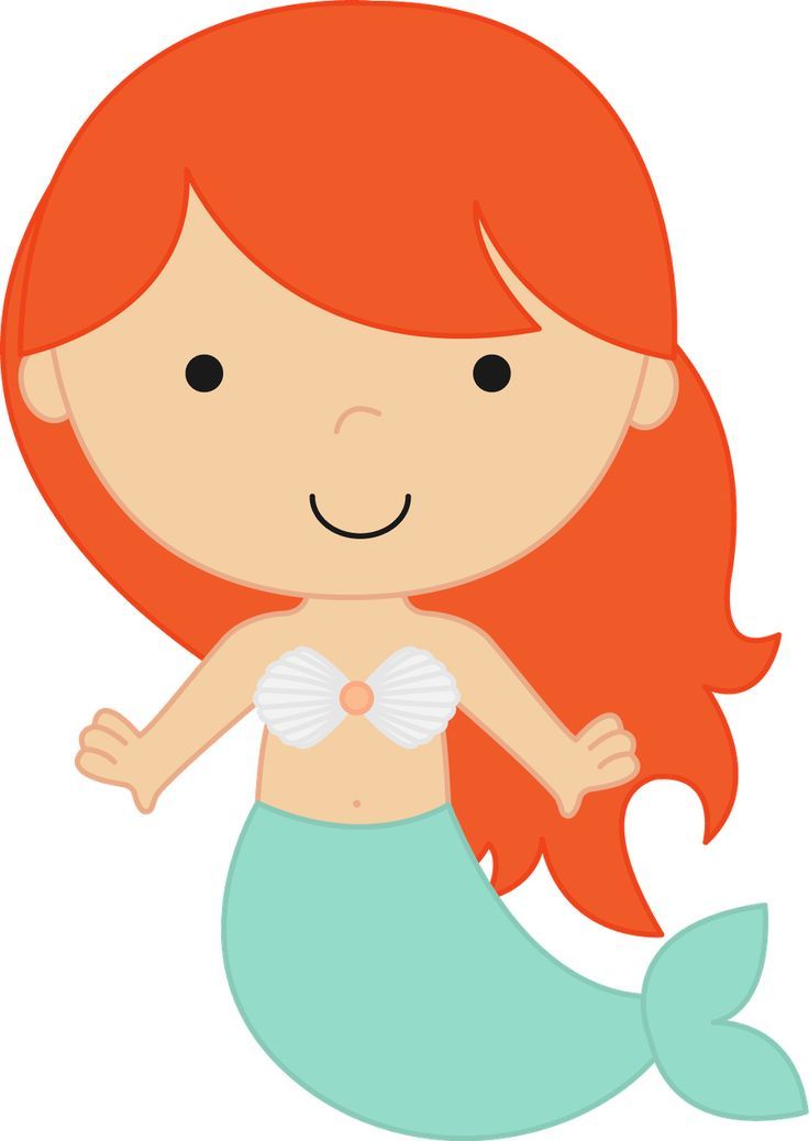 Cute mermaid illustration