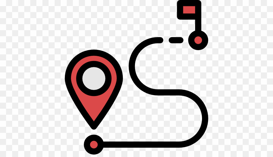Map tracking icon.