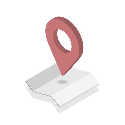 Vector of GPS navigation icon
