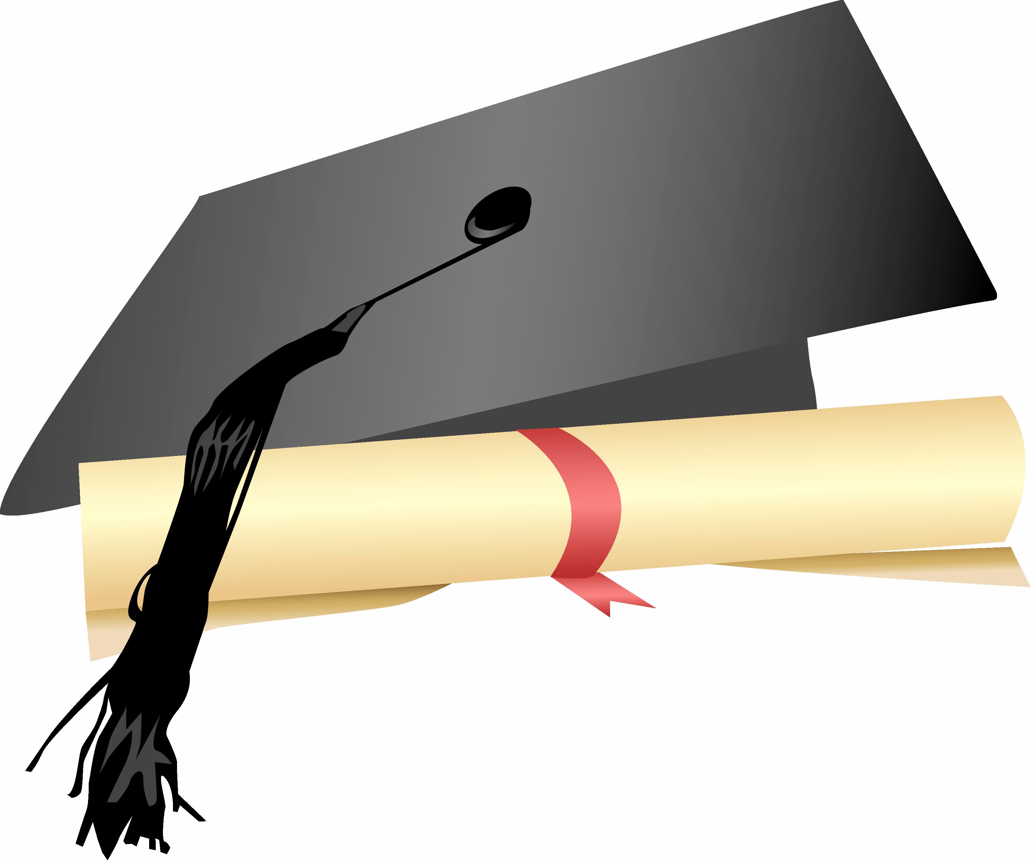 Free Graduation Cap And Diploma Clipart, Download Free Clip